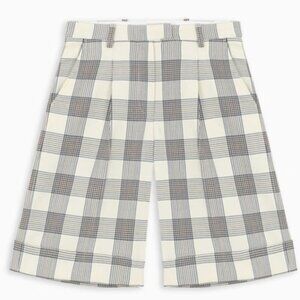 BAUM UND PFERDGARTEN District Checked Nacimo Bermuda Shorts in Plaid Academia